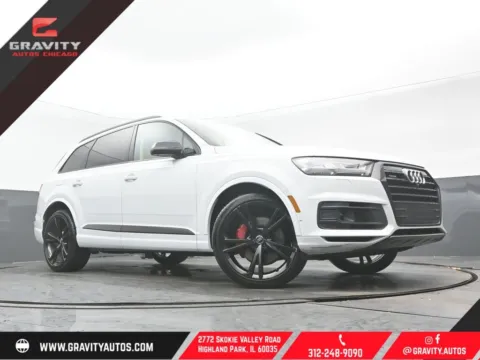 White 2019 Audi Q7 55 Prestige for sale in Highland Park, IL