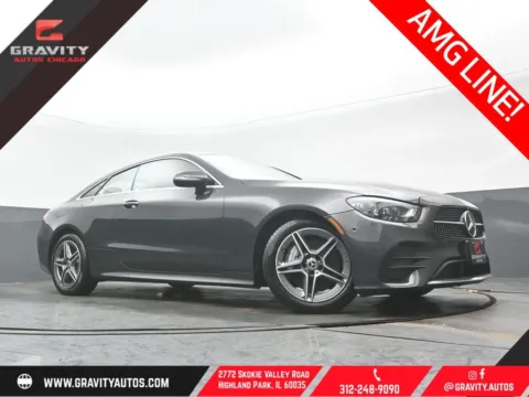 Gray 2022 Mercedes-Benz E-Class E 450 for sale in Highland Park, IL