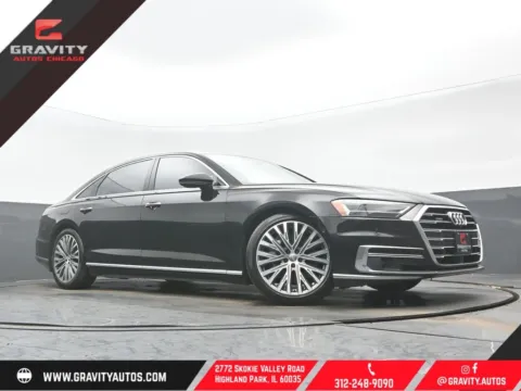 Black 2019 Audi A8 L 55 for sale in Highland Park, IL