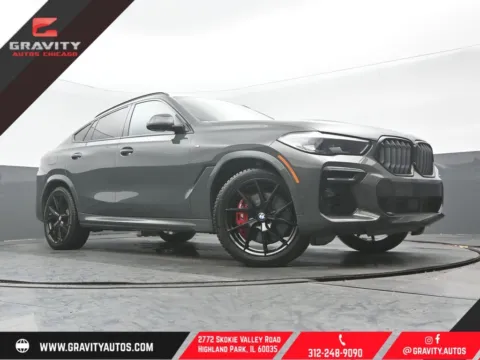 Gray 2023 BMW X6 M50i for sale in Highland Park, IL