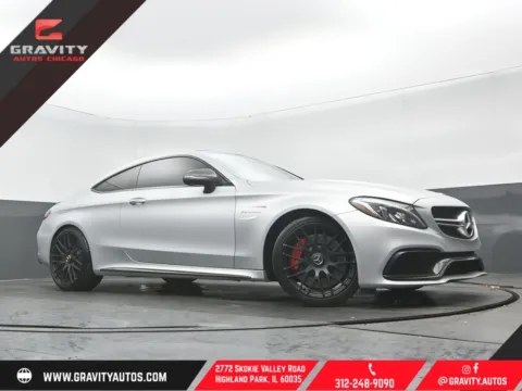 Silver 2018 Mercedes-Benz C-Class C 63 S AMG for sale in Highland Park, IL