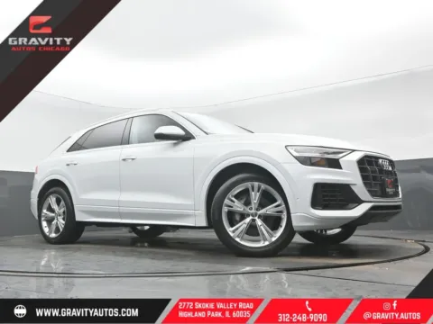 White 2019 Audi Q8 3.0T Premium Plus for sale in Highland Park, IL