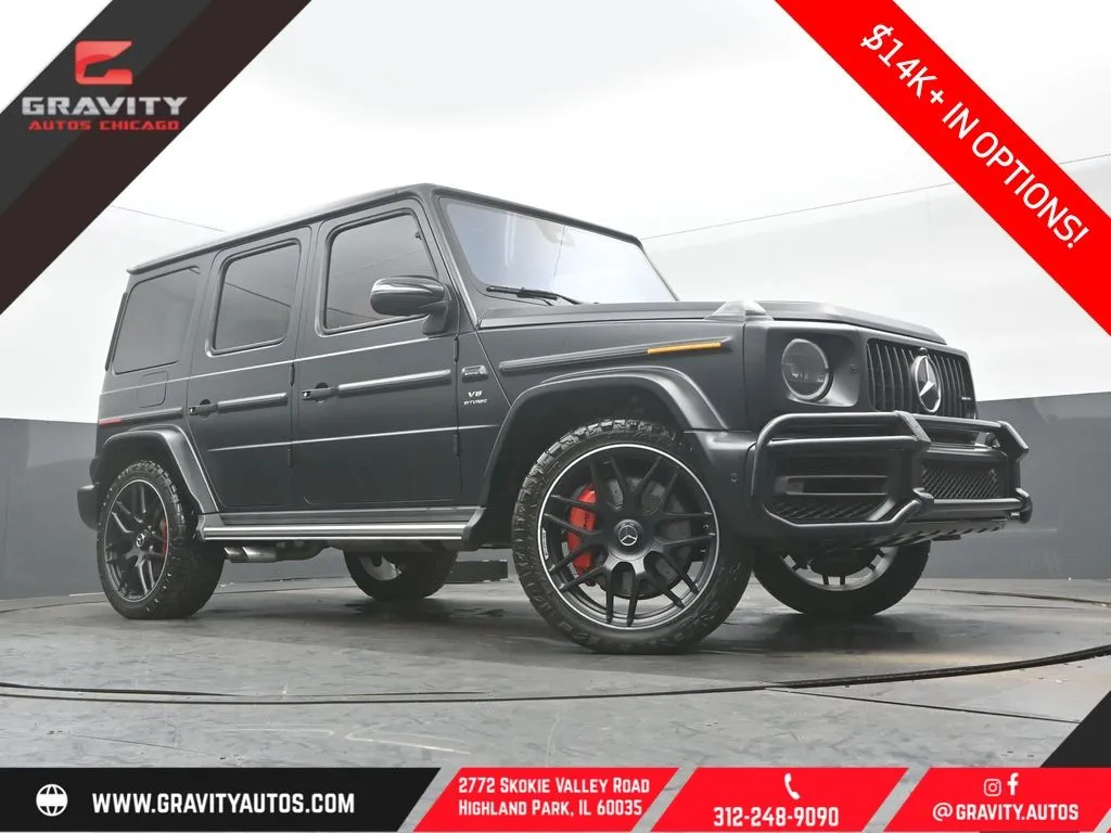 Black 2020 Mercedes-Benz G-Class G 63 AMG for sale in Highland Park, IL