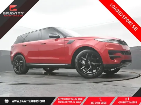 Red 2023 Land Rover Range Rover Sport SE for sale in Highland Park, IL
