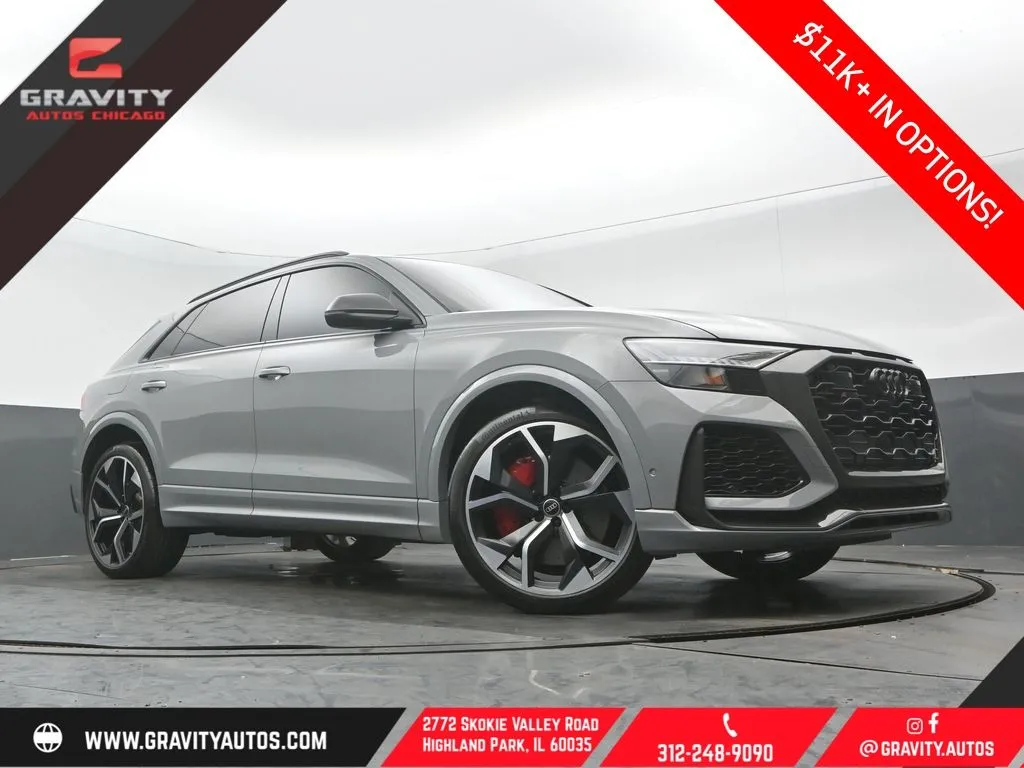 Gray 2024 Audi RS Q8 4.0T for sale in Highland Park, IL