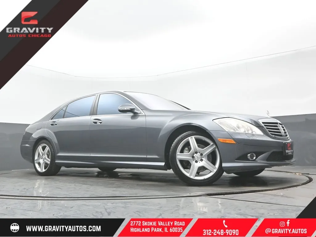 White 2008 Mercedes-Benz S-Class S 550 for sale in Highland Park, IL