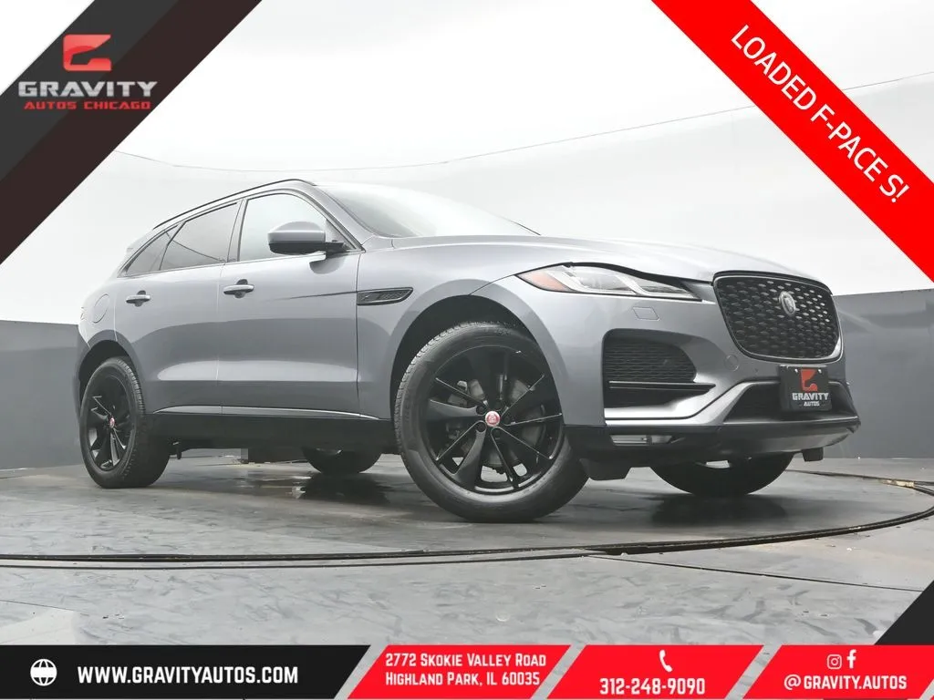 Gray 2022 Jaguar F-PACE P250 S for sale in Highland Park, IL