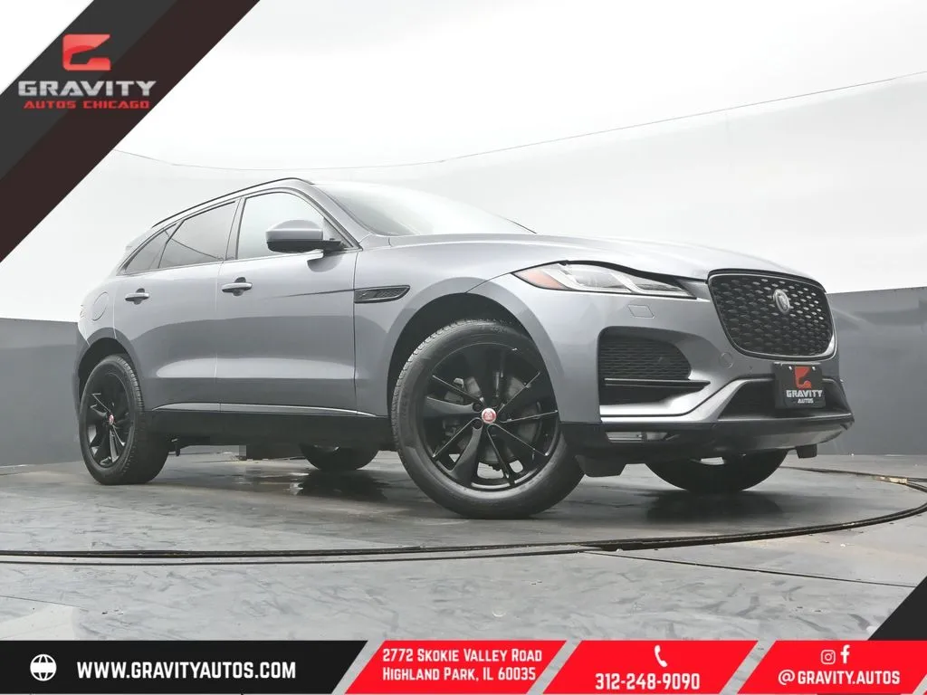 Gray 2022 Jaguar F-PACE P250 S for sale in Highland Park, IL