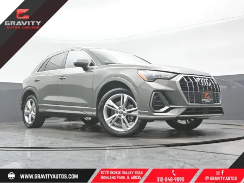 Gray 2020 Audi Q3 Premium S line for sale in Highland Park, IL