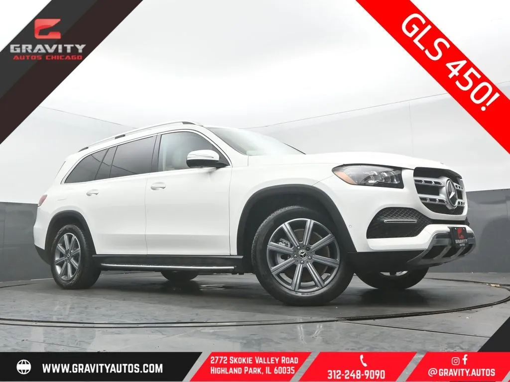 White 2021 Mercedes-Benz GLS 450 for sale in Highland Park, IL