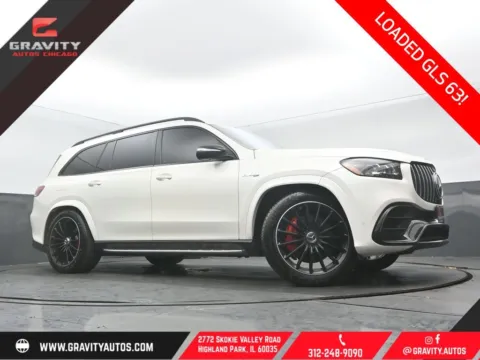 White 2021 Mercedes-Benz GLS 63 AMG for sale in Highland Park, IL