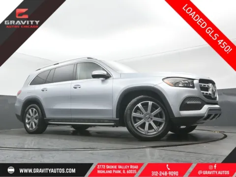 Silver 2022 Mercedes-Benz GLS 450 for sale in Highland Park, IL