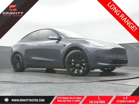 Silver 2021 Tesla Model Y Long Range for sale in Highland Park, IL
