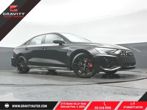 Black 2024 Audi RS 3 2.5T for sale in Highland Park, IL