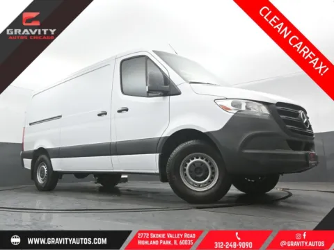 White 2023 Mercedes-Benz Sprinter 2500 Cargo 144 WB for sale in Highland Park, IL