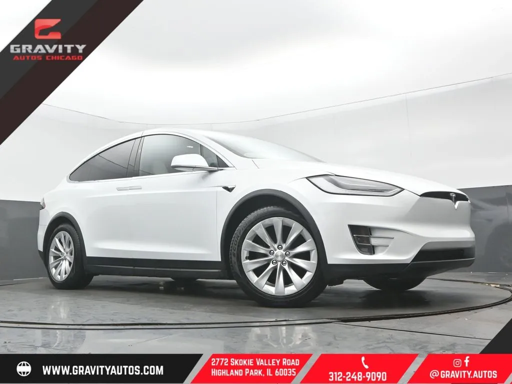 White 2018 Tesla Model X 100D for sale in Highland Park, IL
