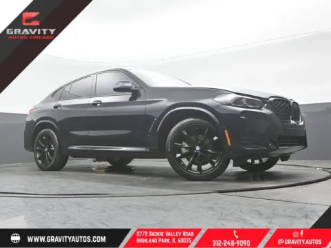 Black 2023 BMW X4 xDrive30i for sale in Highland Park, IL