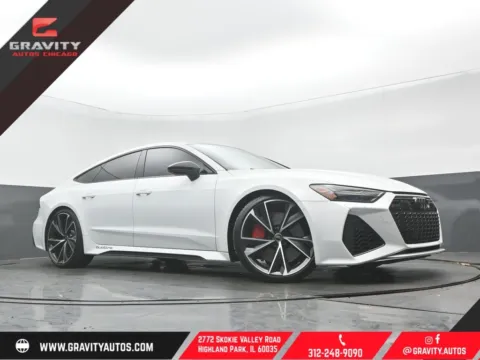 White 2022 Audi RS 7 4.0T for sale in Highland Park, IL