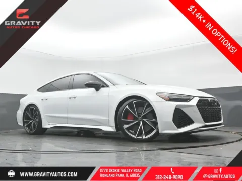 White 2022 Audi RS 7 4.0T for sale in Highland Park, IL