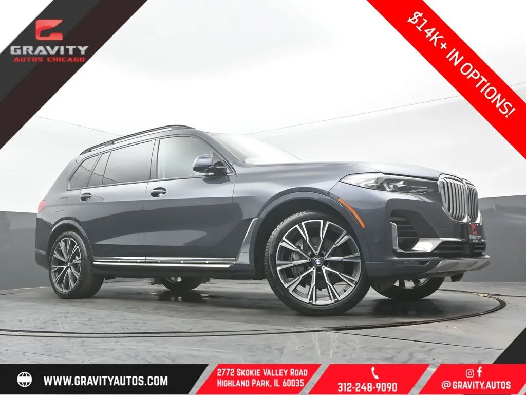 Gray 2022 BMW X7 xDrive40i for sale in Highland Park, IL