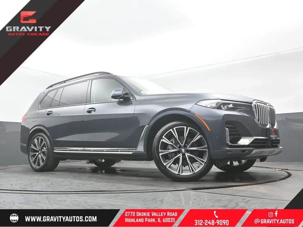 Gray 2022 BMW X7 xDrive40i for sale in Highland Park, IL
