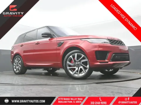 Red 2018 Land Rover Range Rover Sport HSE Dynamic for sale in Highland Park, IL