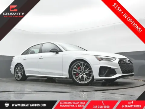 White 2020 Audi S4 3.0T Prestige for sale in Highland Park, IL