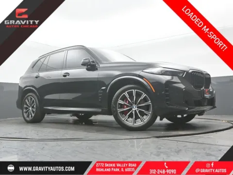 Black 2024 BMW X5 xDrive40i for sale in Highland Park, IL