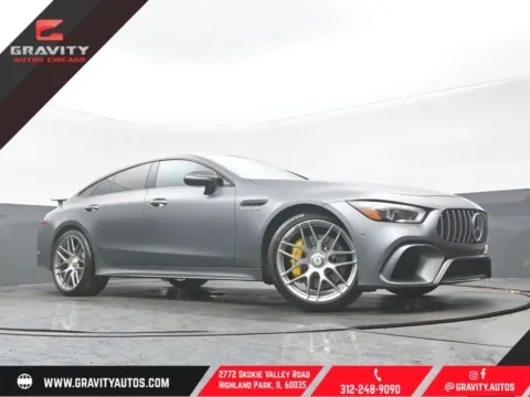 Gray 2021 Mercedes-Benz AMG GT 63 S for sale in Highland Park, IL