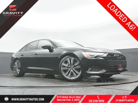 Black 2021 Audi A6 2.0T Premium Plus for sale in Highland Park, IL