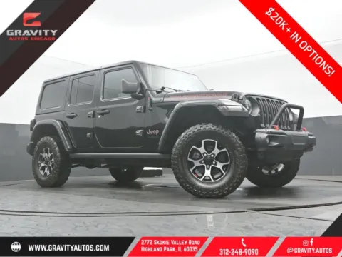 Black 2021 Jeep Wrangler Unlimited Rubicon for sale in Highland Park, IL