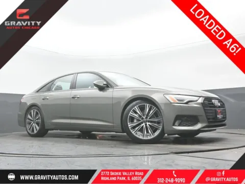Gray 2023 Audi A6 45 Premium Plus for sale in Highland Park, IL