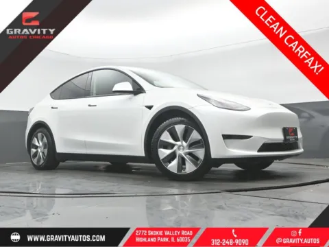 White 2021 Tesla Model Y Long Range for sale in Highland Park, IL