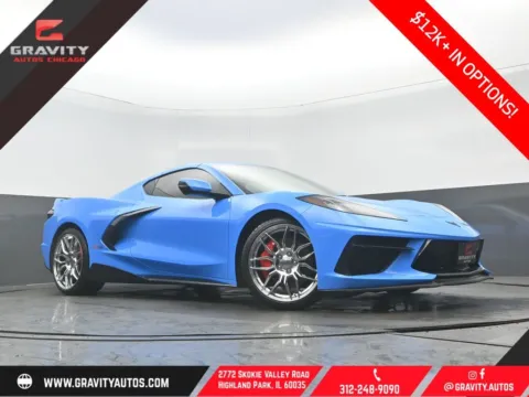 Blue 2021 Chevrolet Corvette Stingray for sale in Highland Park, IL