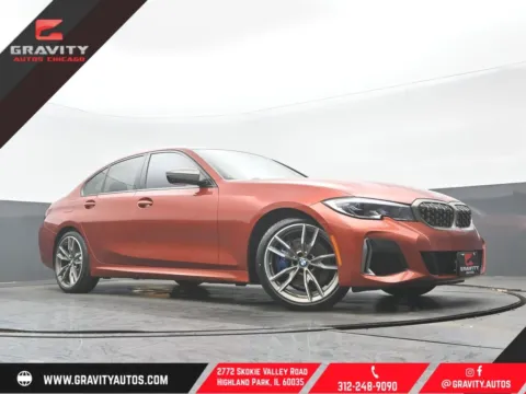 Orange 2021 BMW 3 Series M340i xDrive for sale in Highland Park, IL