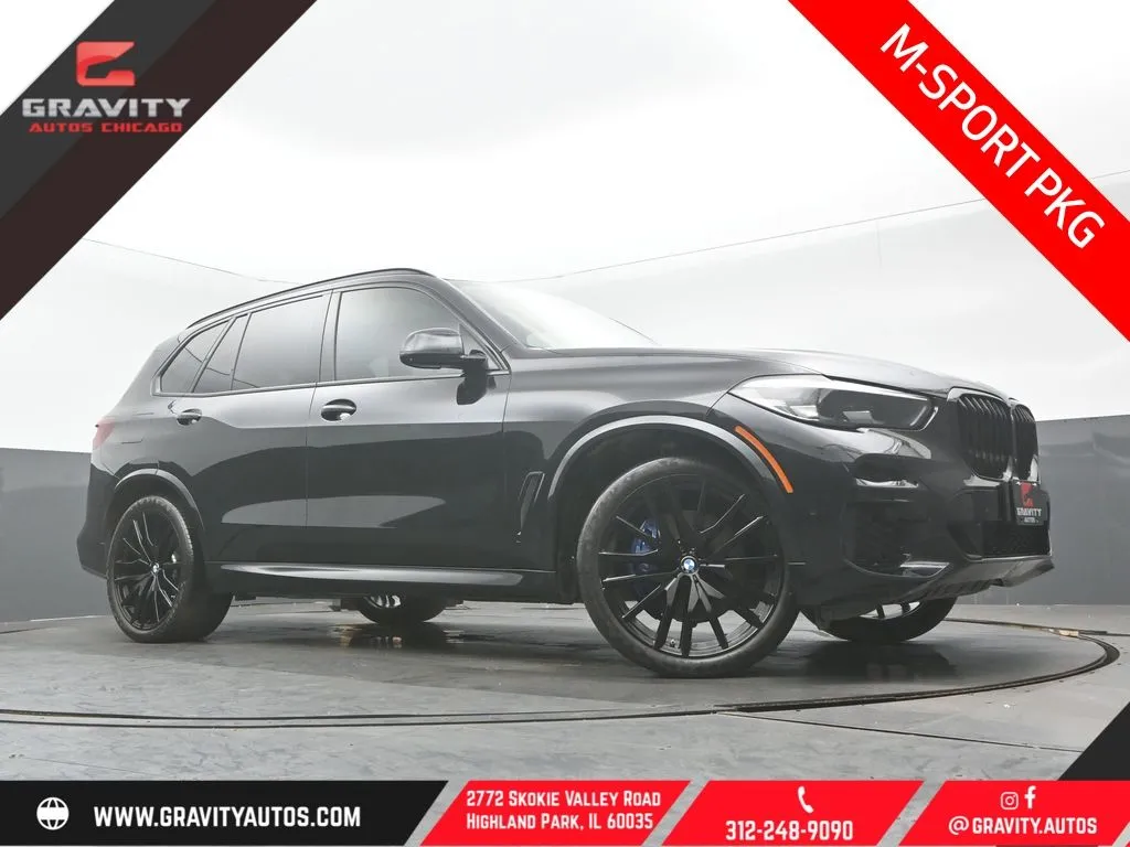Black 2022 BMW X5 xDrive40i for sale in Highland Park, IL