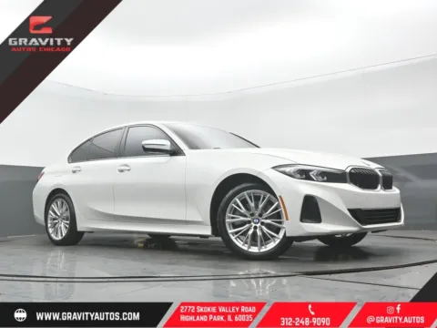White 2023 BMW 3 Series 330i xDrive for sale in Highland Park, IL