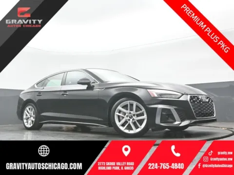 Black 2023 Audi A5 Sportback 45 S line Premium Plus for sale in Highland Park, IL