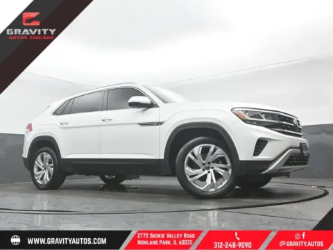 White 2020 Volkswagen Atlas Cross Sport 2.0T SEL for sale in Highland Park, IL