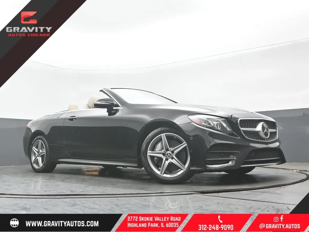 Black 2018 Mercedes-Benz E-Class E 400 for sale in Highland Park, IL