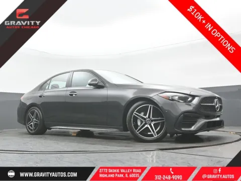 Gray 2022 Mercedes-Benz C-Class C 300 for sale in Highland Park, IL