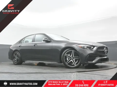 Gray 2022 Mercedes-Benz C-Class C 300 for sale in Highland Park, IL