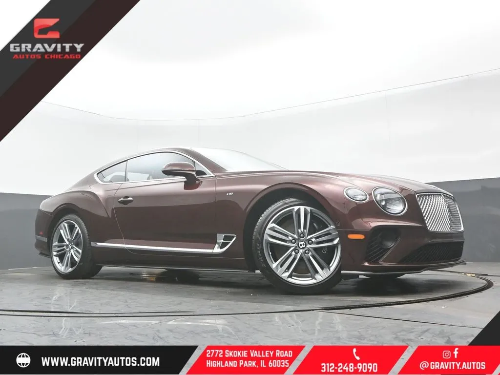 Red 2021 Bentley Continental GT V8 for sale in Highland Park, IL