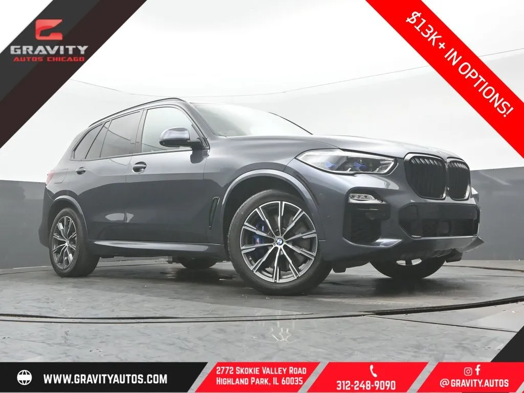 Gray 2019 BMW X5 xDrive50i for sale in Highland Park, IL