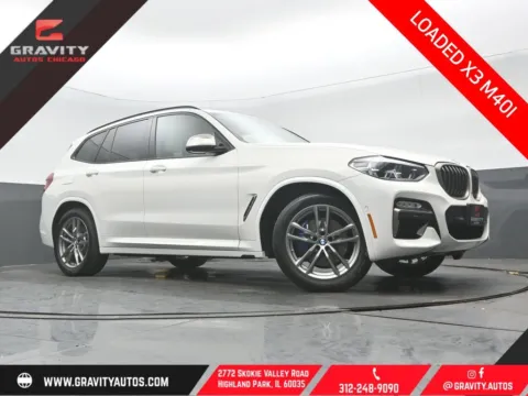 White 2019 BMW X3 M40i for sale in Highland Park, IL