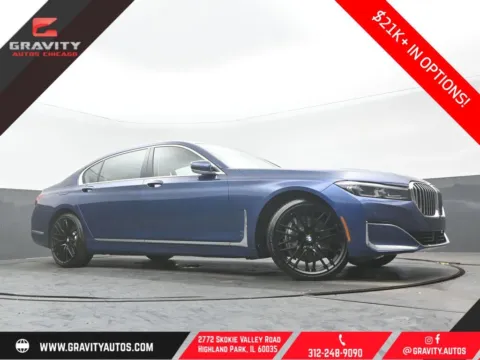 Blue 2022 BMW 7 Series 750i xDrive for sale in Highland Park, IL