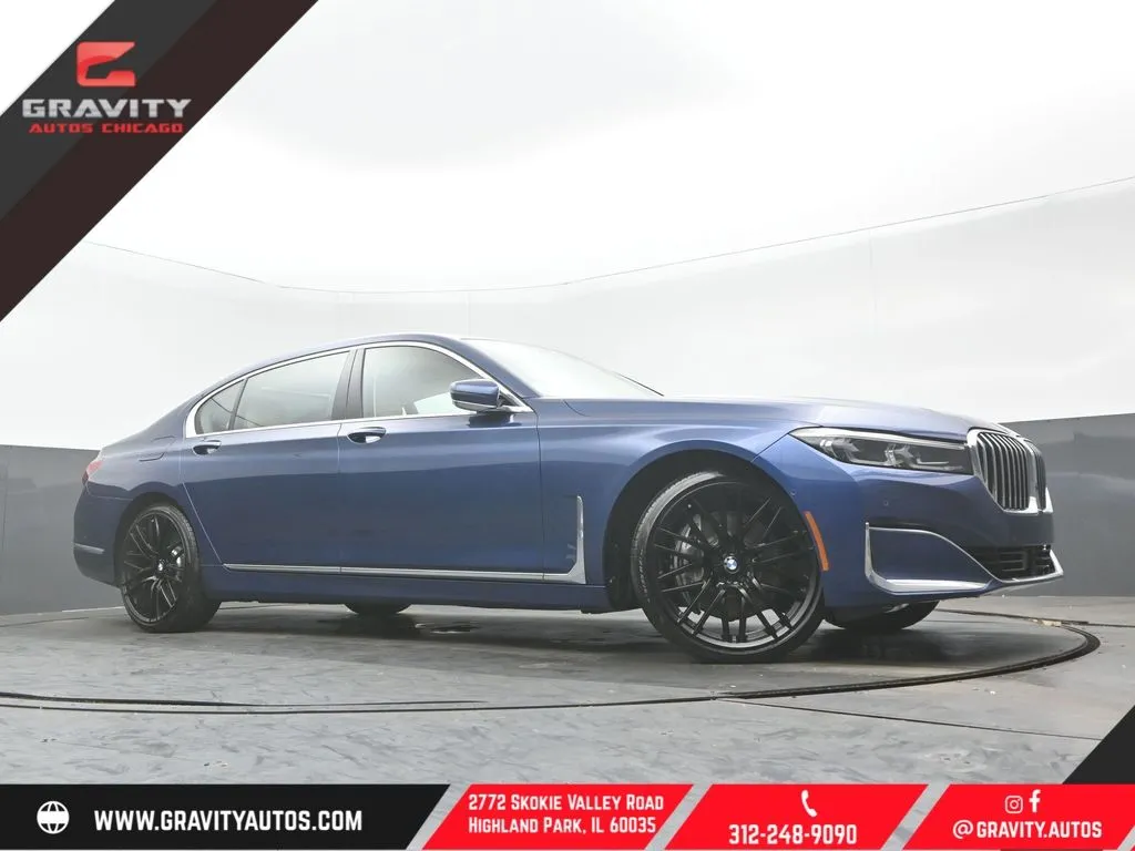 Blue 2022 BMW 7 Series 750i xDrive for sale in Highland Park, IL
