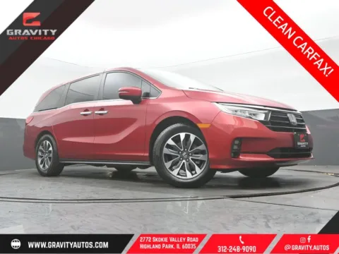 Red 2022 Honda Odyssey EX-L for sale in Highland Park, IL