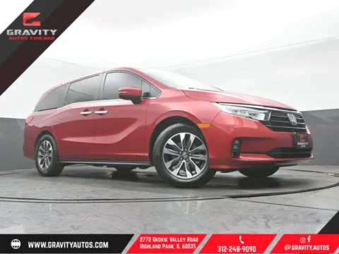 Red 2022 Honda Odyssey EX-L for sale in Highland Park, IL