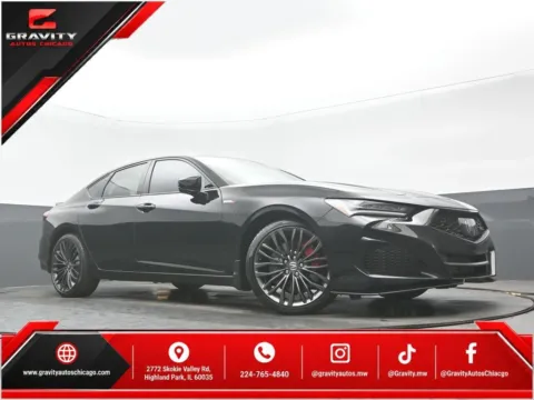 Black 2023 Acura TLX Type S for sale in Highland Park, IL